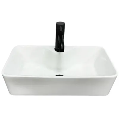 Раковина накладная VBI Forli M белый VBI-011102