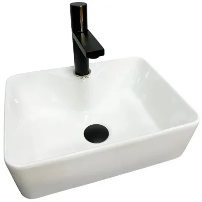 Раковина накладна VBI Forli S білий VBI-011101