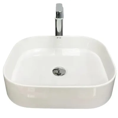 Раковина накладная VBI Lesina белый VBI-015300
