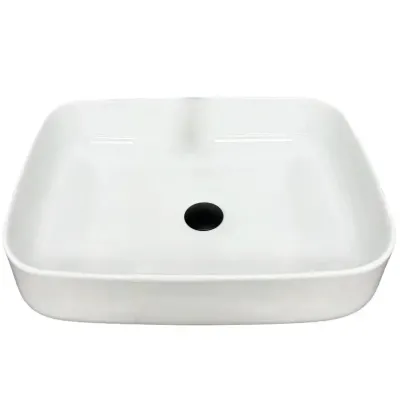Раковина накладная VBI Palermo белый VBI-012300