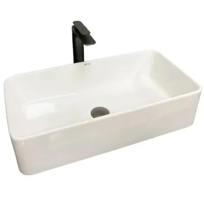 Раковина накладная VBI Paterno белый глянец VBI-012609