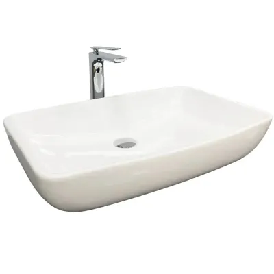 Раковина накладная VBI Silvi 60 белый VBI-015100