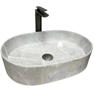Умывальник VBI Verona 50 GREY STONE GLOSSY VBI-011310