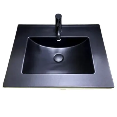 Раковина врезная VBI Ferrara 60 Black matt (VBI-018042)