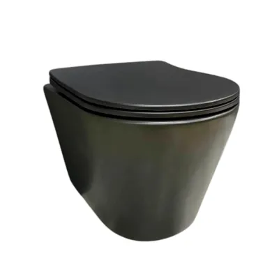 Унитаз подвесной VBI Levanzo Black Matt (VBI-020201)
