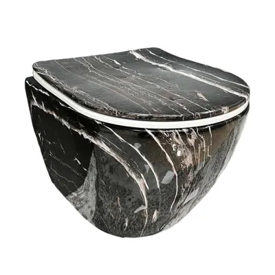 Унитаз подвесной VBI Vulcano Black Onyx (VBI-020403)