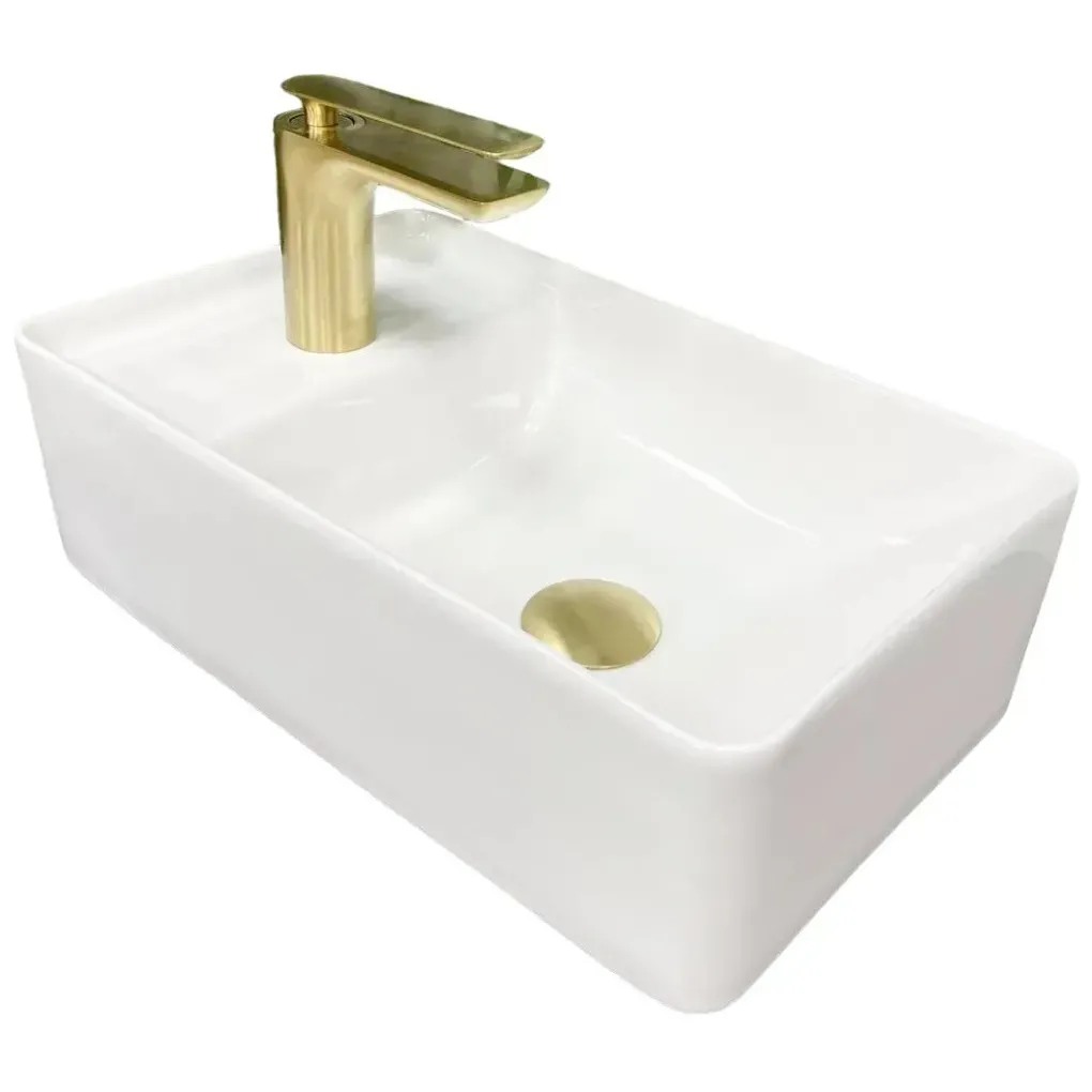 Раковина накладная VBI Lecco белый VBI-015603- Фото 1