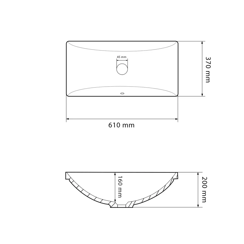 Раковина под столешницу VBI Montella белый VBI-018036- Фото 4