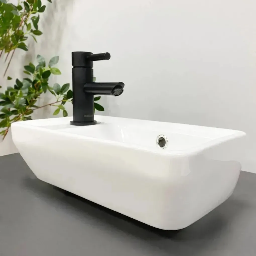 Раковина подвесная VBI Jesli R белый VBI-015613- Фото 3