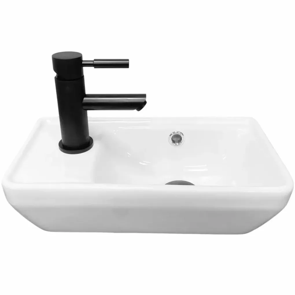 Раковина подвесная VBI Jesli R белый VBI-015613- Фото 1