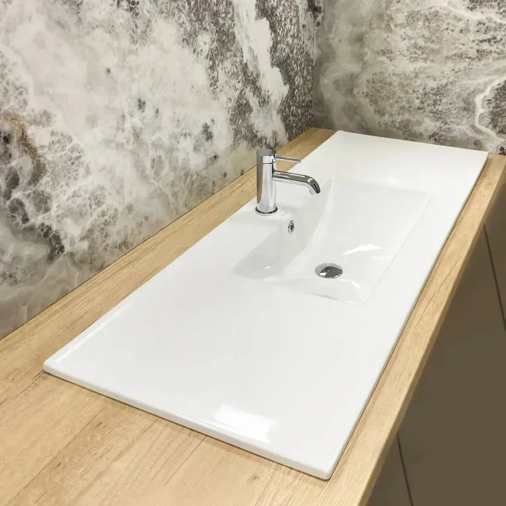 Раковина врезная VBI Ferrara 120 белый VBI-018031- Фото 2