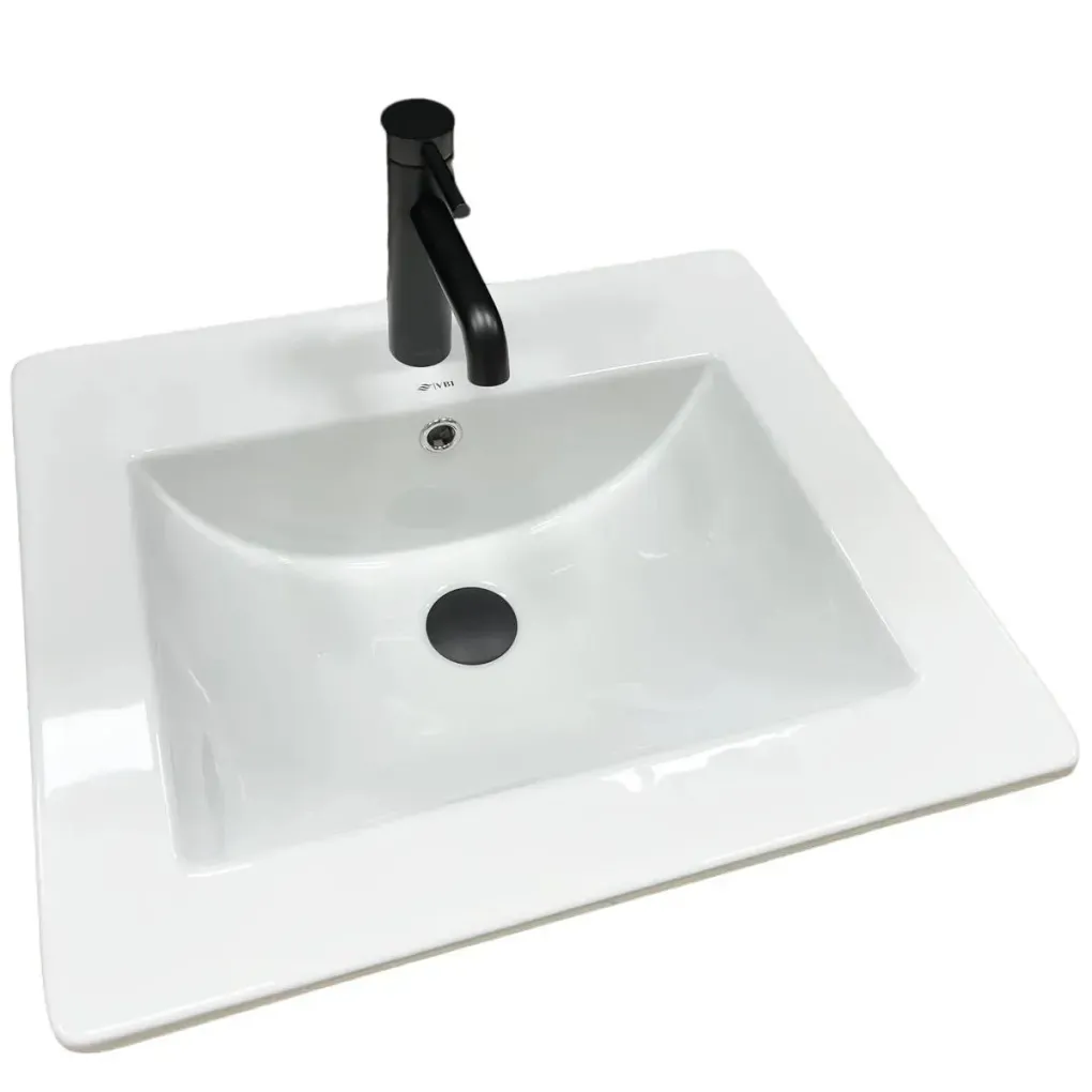 Раковина врезная VBI Ferrara 50 белый VBI-018012- Фото 1