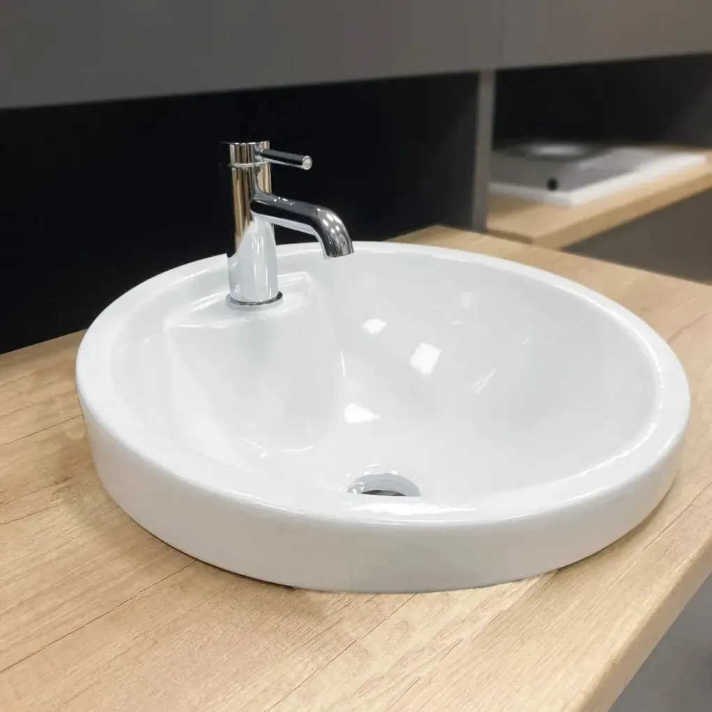 Раковина врезная VBI Pianette белый глянец VBI-018015- Фото 2