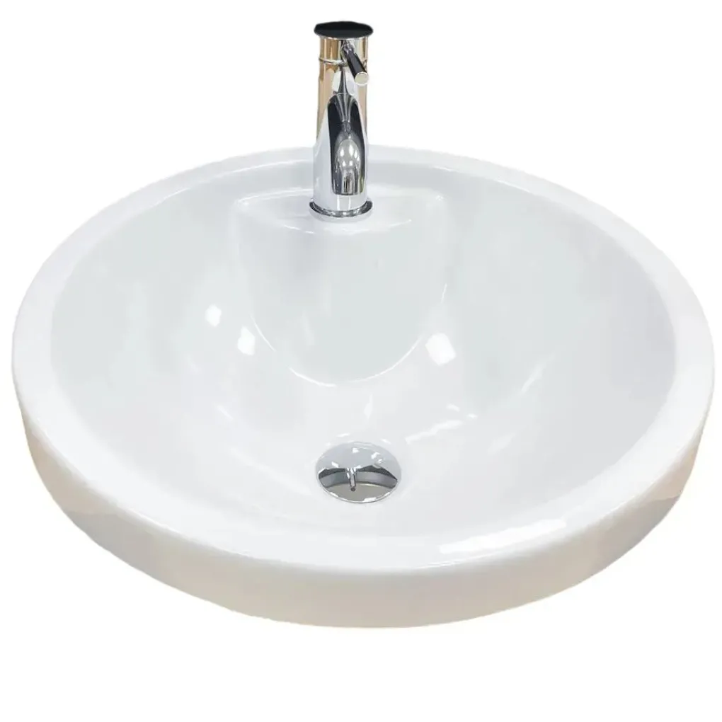 Раковина врезная VBI Pianette белый глянец VBI-018015- Фото 1