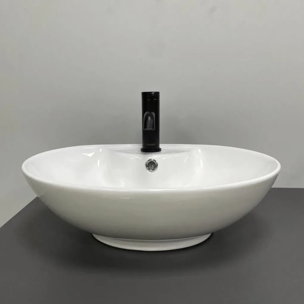 Раковина накладная VBI Carovilli S White (VBI-015507)- Фото 2