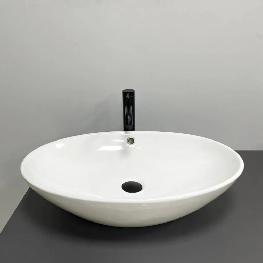 Раковина накладная VBI Olivella White (VBI-012902)- Фото 3