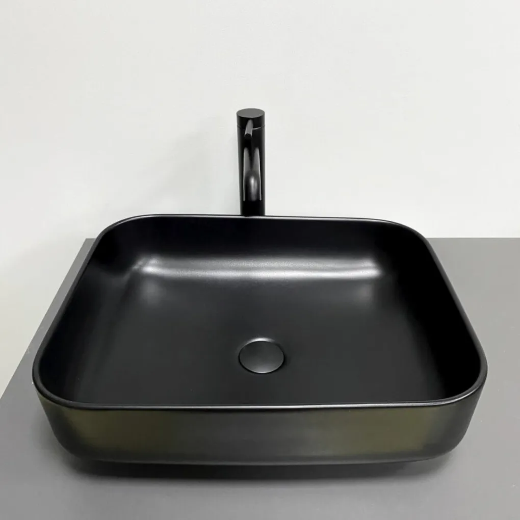 Раковина накладная VBI Palermo Black matt (VBI-012310)- Фото 2