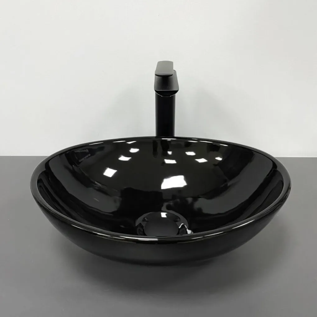 Раковина накладна VBI Parma Black glossy (VBI-011021)- Фото 3