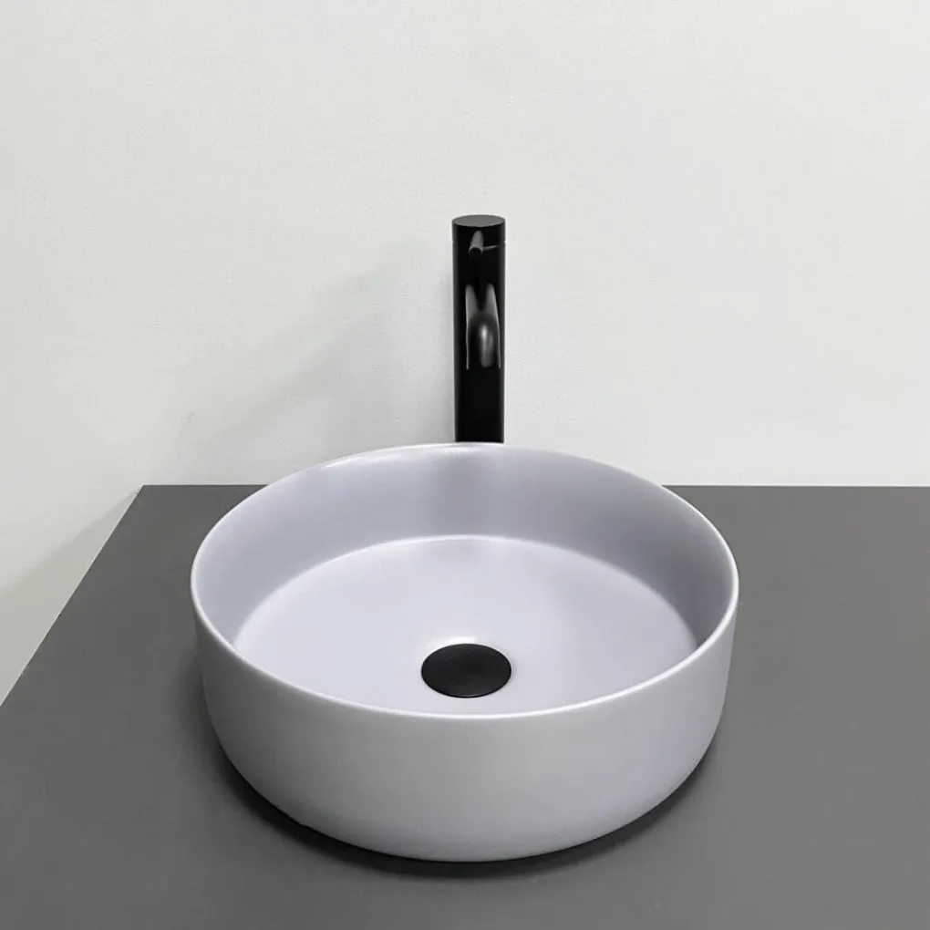 Раковина накладная VBI Prato Light Grey matt (VBI-011413)- Фото 2