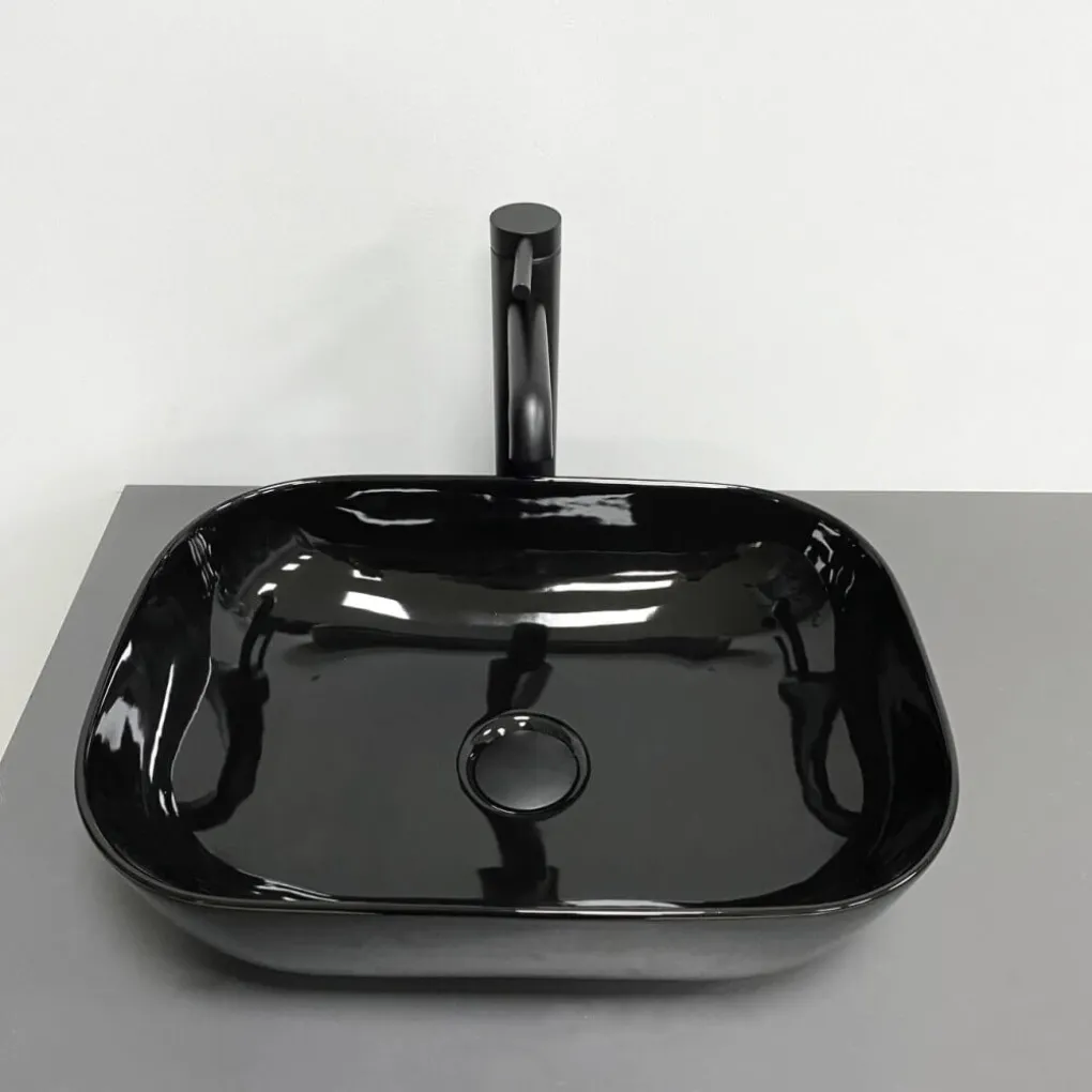 Раковина накладна VBI Ravenna Black glossy (VBI-011227)- Фото 4