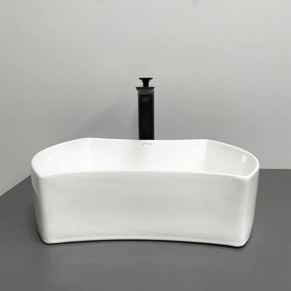 Раковина накладная VBI Talone White (VBI-017400)- Фото 3