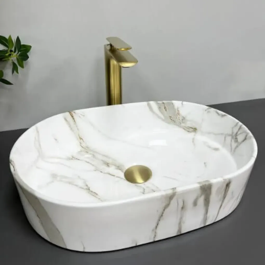 Раковина VBI Verona 50 Aiax Glossy білий VBI-011312 - Фото 2