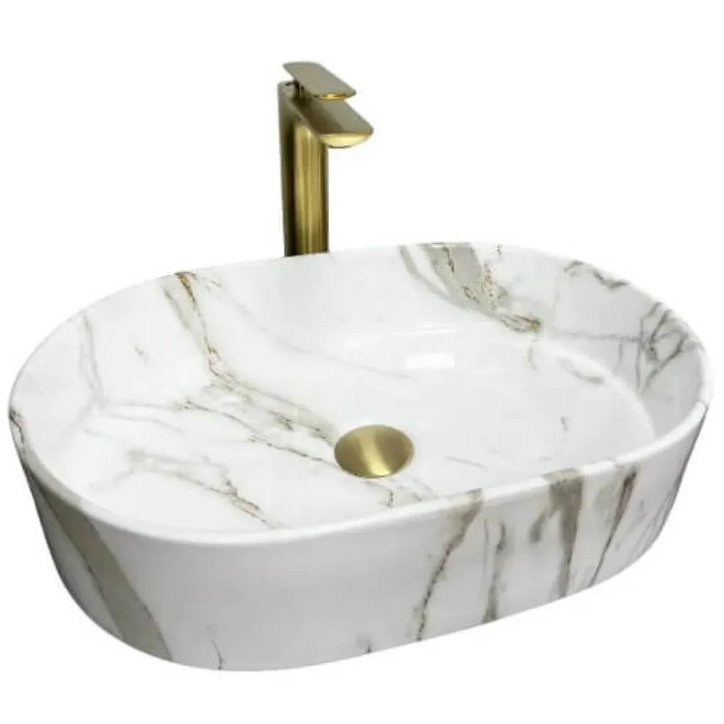 Раковина VBI Verona 50 Aiax Glossy білий VBI-011312 - Фото 1
