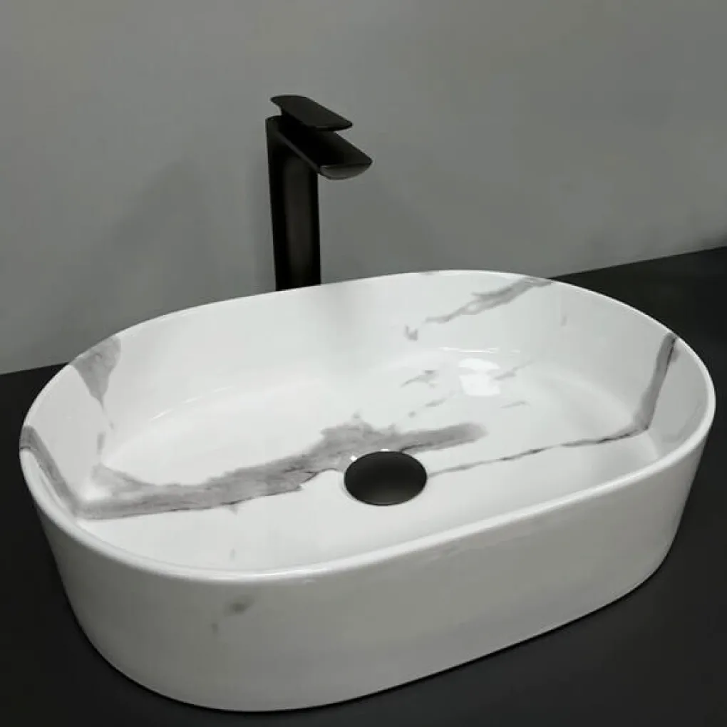 Умывальник VBI Verona 50 MARBLE NATURE GLOSSY VBI-011311- Фото 2