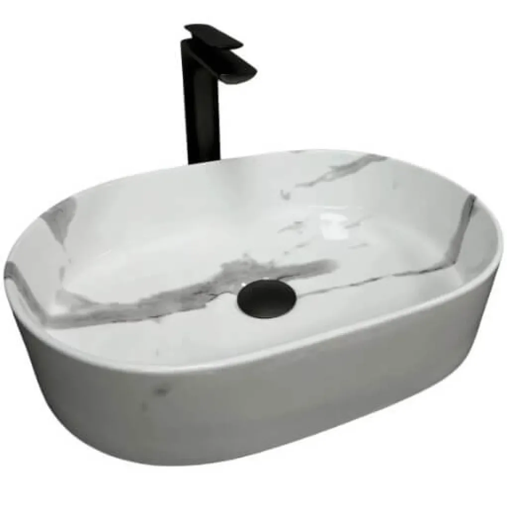 Умывальник VBI Verona 50 MARBLE NATURE GLOSSY VBI-011311- Фото 1