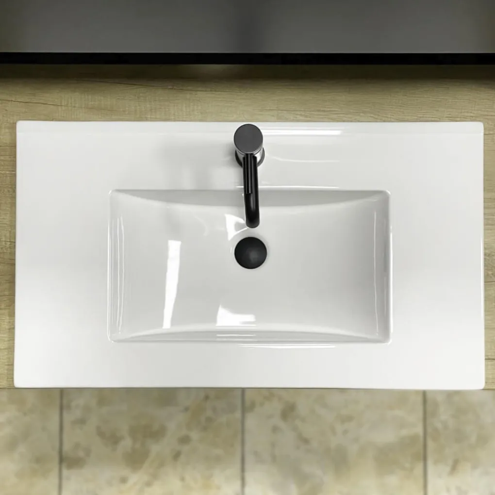 Раковина врезная VBI Ferrara 80 White (VBI-018044)- Фото 4