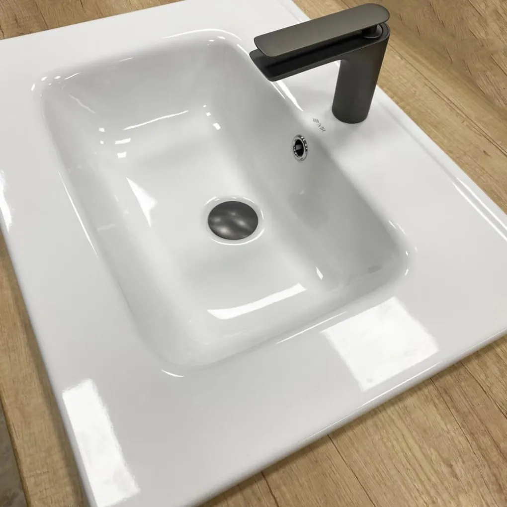 Раковина врезная VBI Mortara 60 White (VBI-018040)- Фото 3