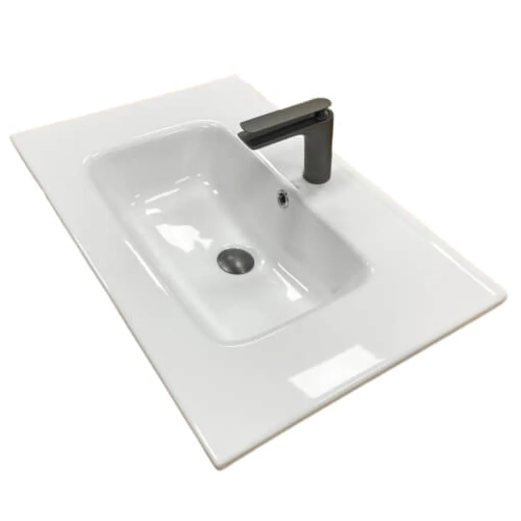 Раковина врезная VBI Mortara 70 White (VBI-018041)- Фото 1