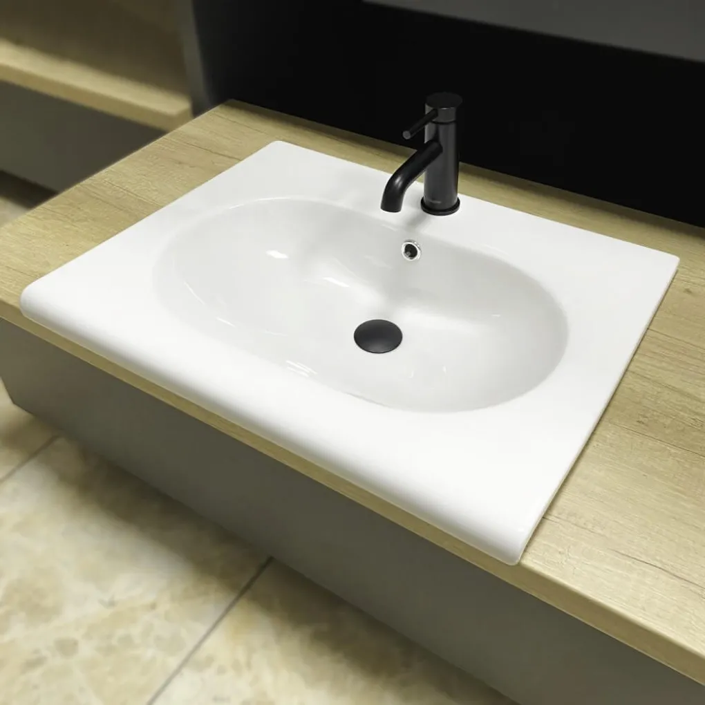 Раковина врезная VBI Pordenone White (VBI-018047)- Фото 2