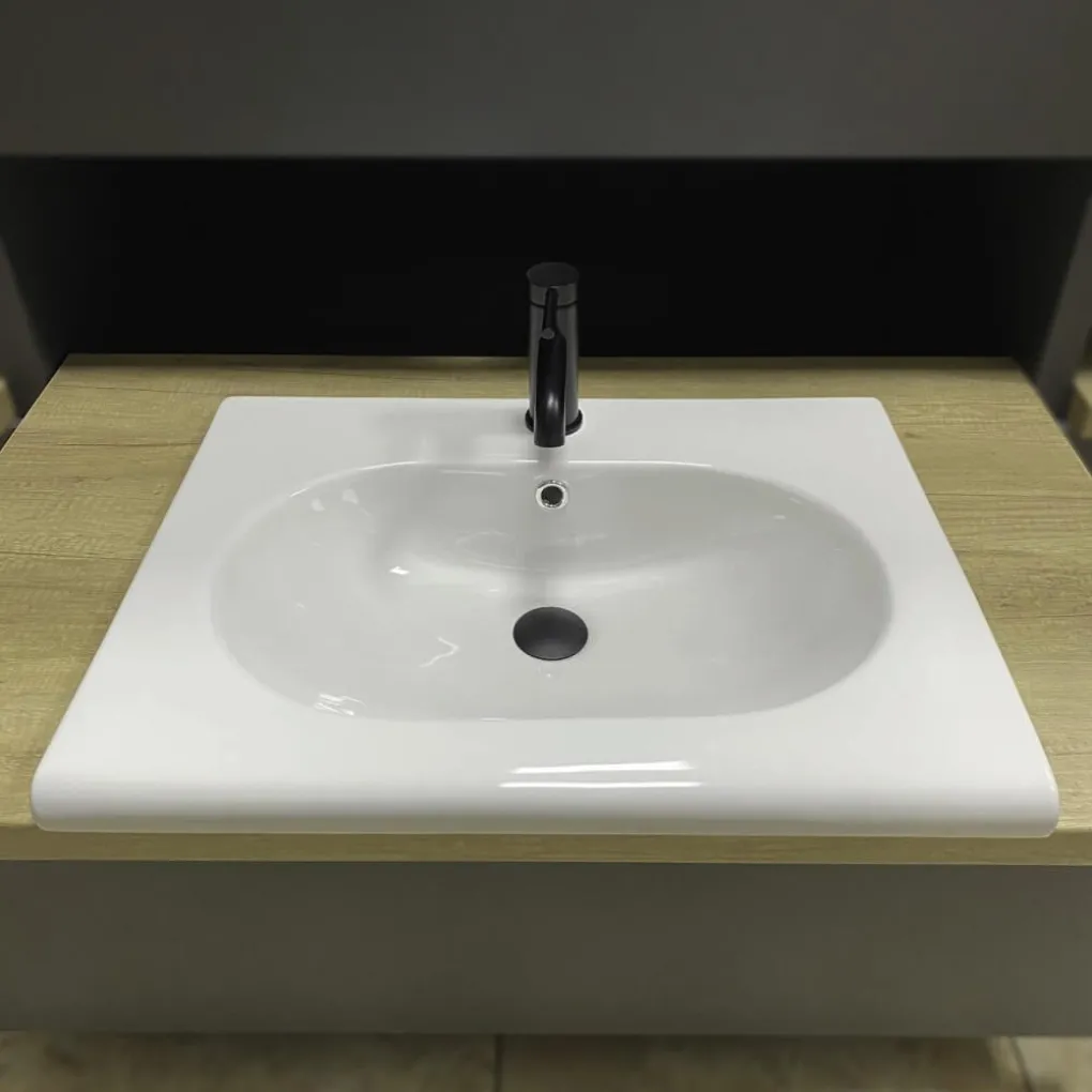 Раковина врезная VBI Pordenone White (VBI-018047)- Фото 3