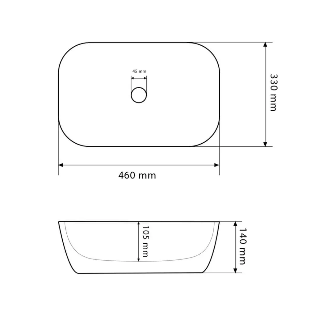 Умивальник (раковина) VBI Terni Black matt накладний VBI-011803- Фото 4