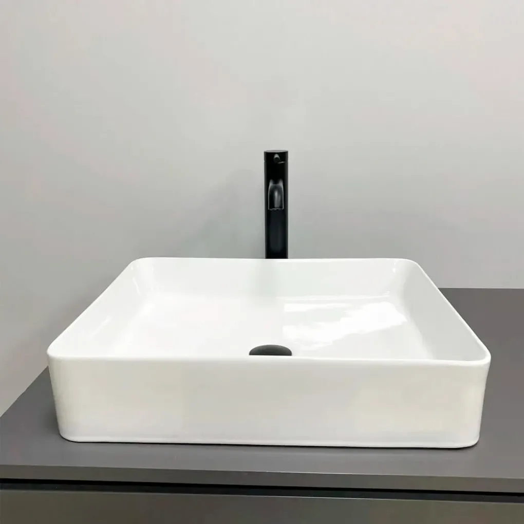 Умивальник (раковина) VBI Triest M White накладний VBI-012713- Фото 3