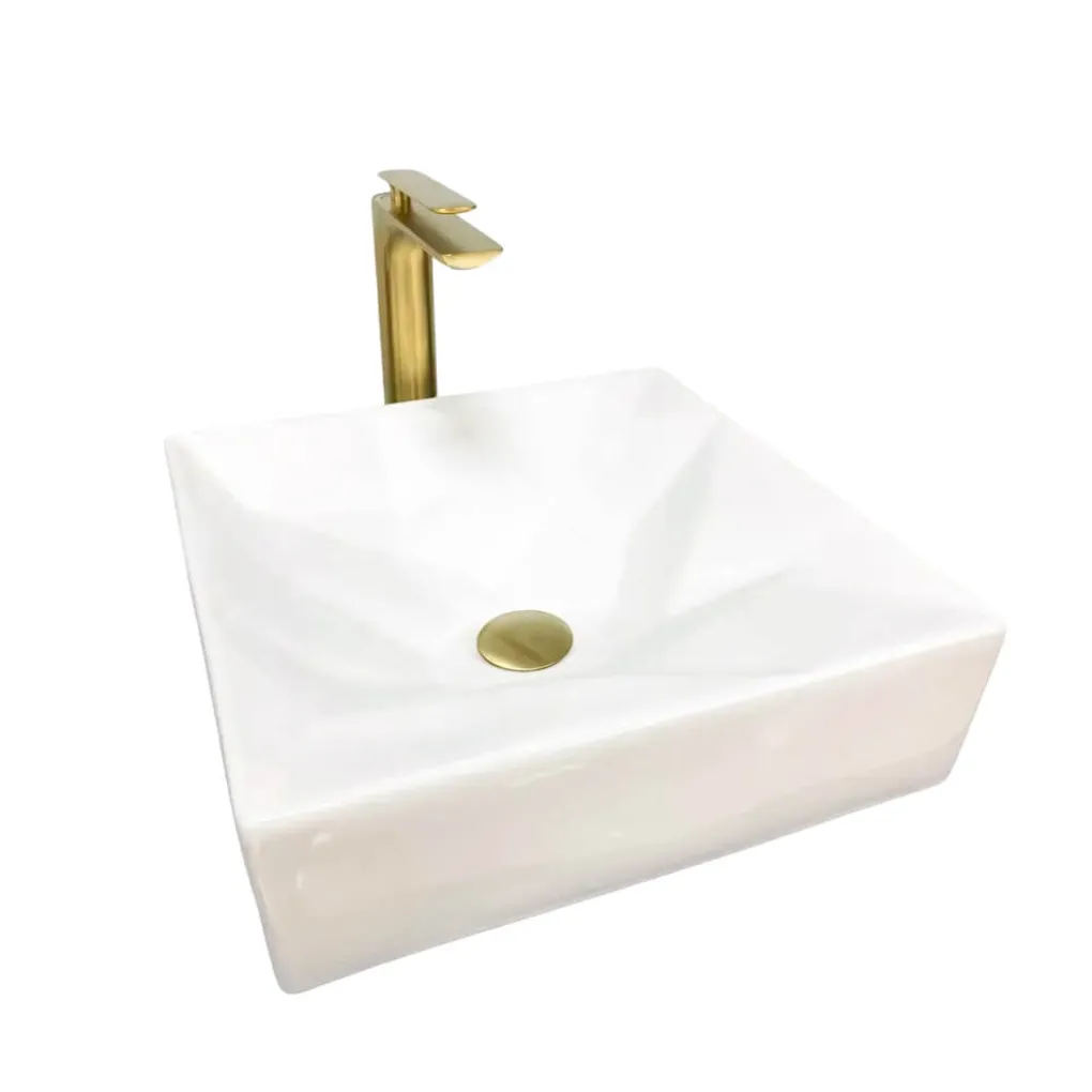 Умывальник (раковина) VBI Troia White Glossy накладной VBI-016400- Фото 1