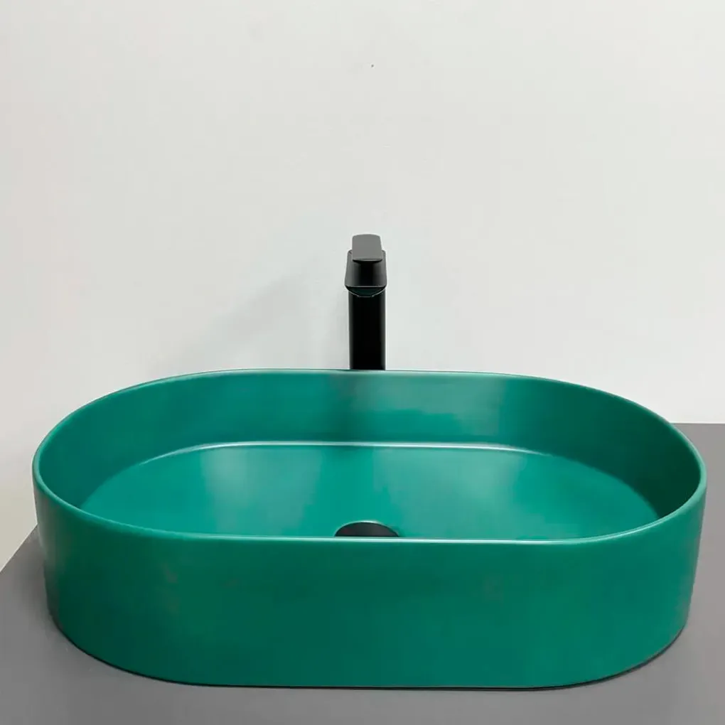 Умывальник (раковина) VBI Verona 60 Emerald matt накладной VBI-011327- Фото 3