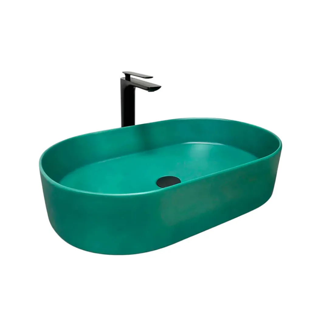 Умывальник (раковина) VBI Verona 60 Emerald matt накладной VBI-011327- Фото 1