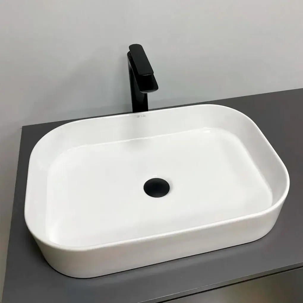 Умывальник (раковина) VBI Vestone 55 White накладной VBI-017001- Фото 3