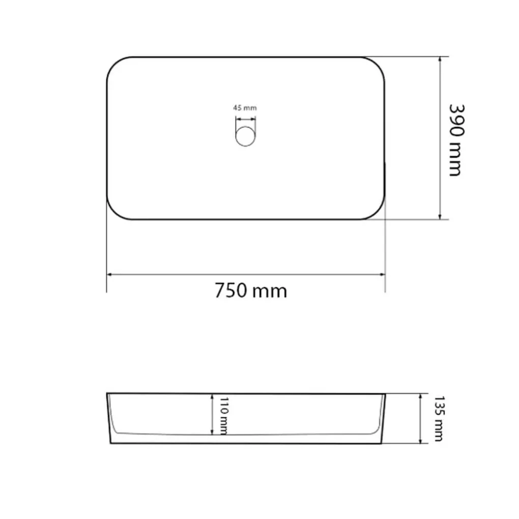 Умывальник (раковина) VBI Vestone 75 White накладной VBI-017003- Фото 4