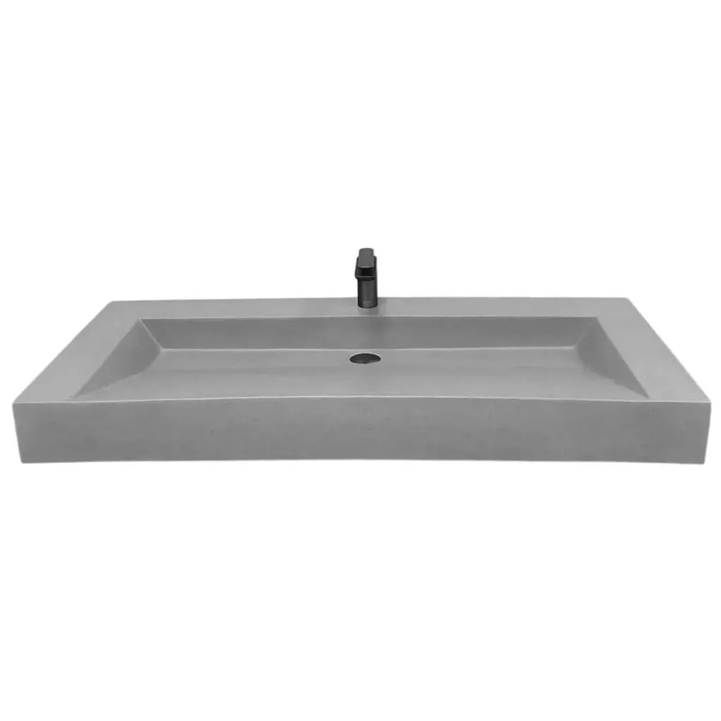 Умывальник (раковина) VBI Vieste 120 Grey matt накладной подвесной- Фото 1