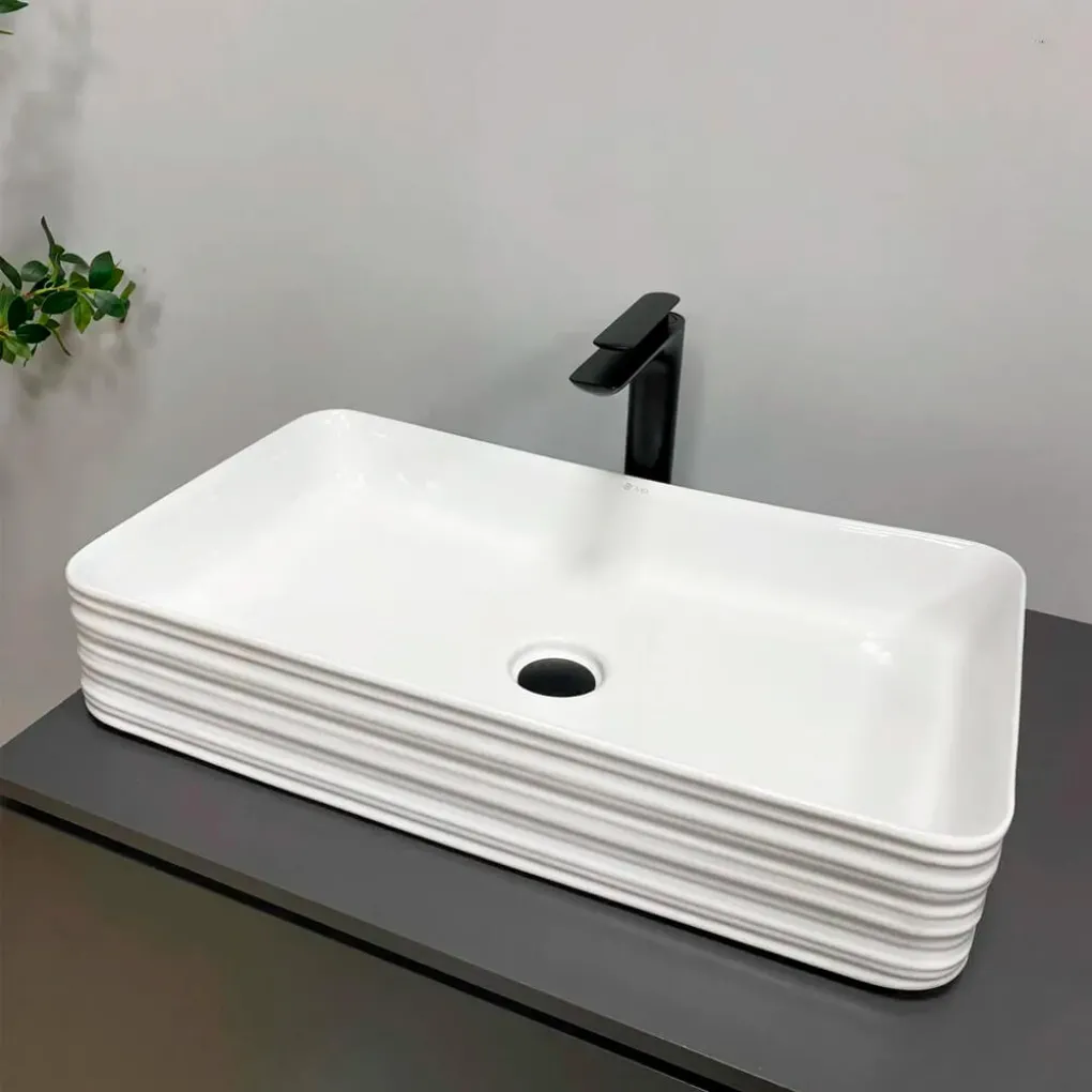 Умывальник (раковина) VBI Volturino White накладной VBI-012619- Фото 2