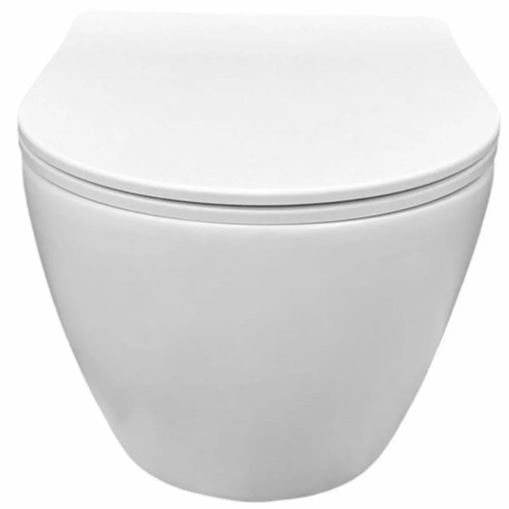 Унитаз подвесной VBI Vulcano White Matt белый матовый (VBI-020415)- Фото 1
