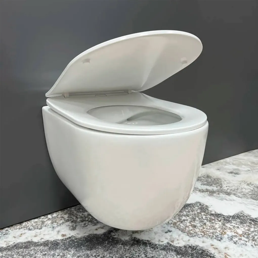 Унитаз подвесной VBI Capri White (VBI-020400)- Фото 2