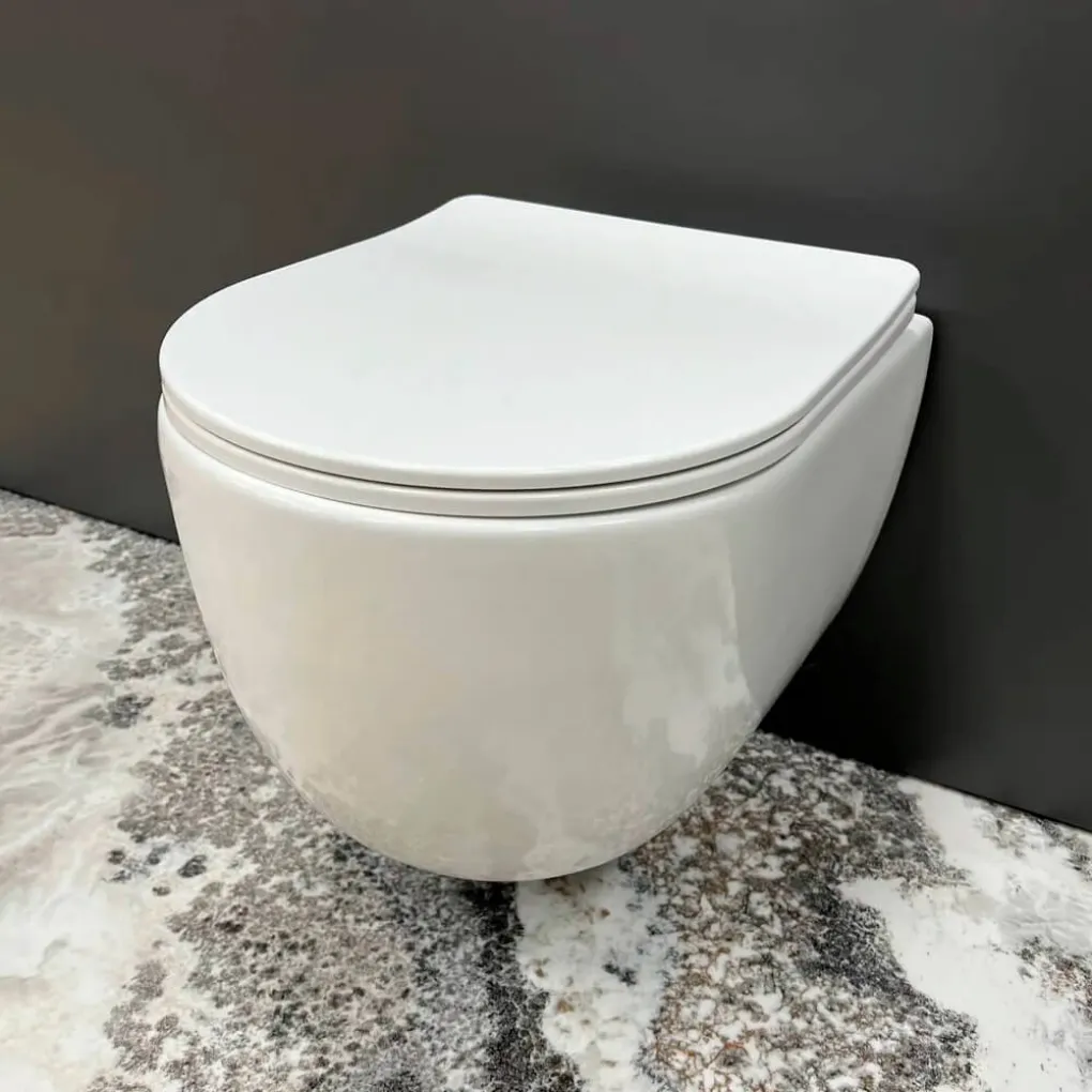 Унитаз подвесной VBI Capri White (VBI-020400)- Фото 3