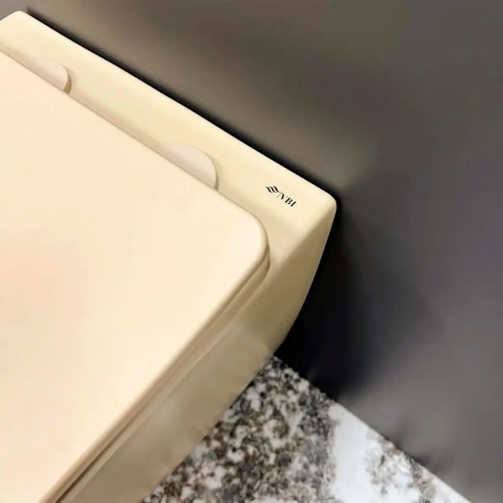 Унитаз подвесной VBI Vulcano Beige Matt (VBI-020408)- Фото 4