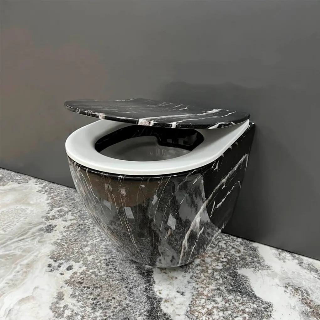 Унитаз подвесной VBI Vulcano Black Onyx (VBI-020403)- Фото 2