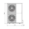 Наружный блок теплового насоса Vaillant aroTHERM split VWL 105/5 AS 400V (0010021635)- Фото 3