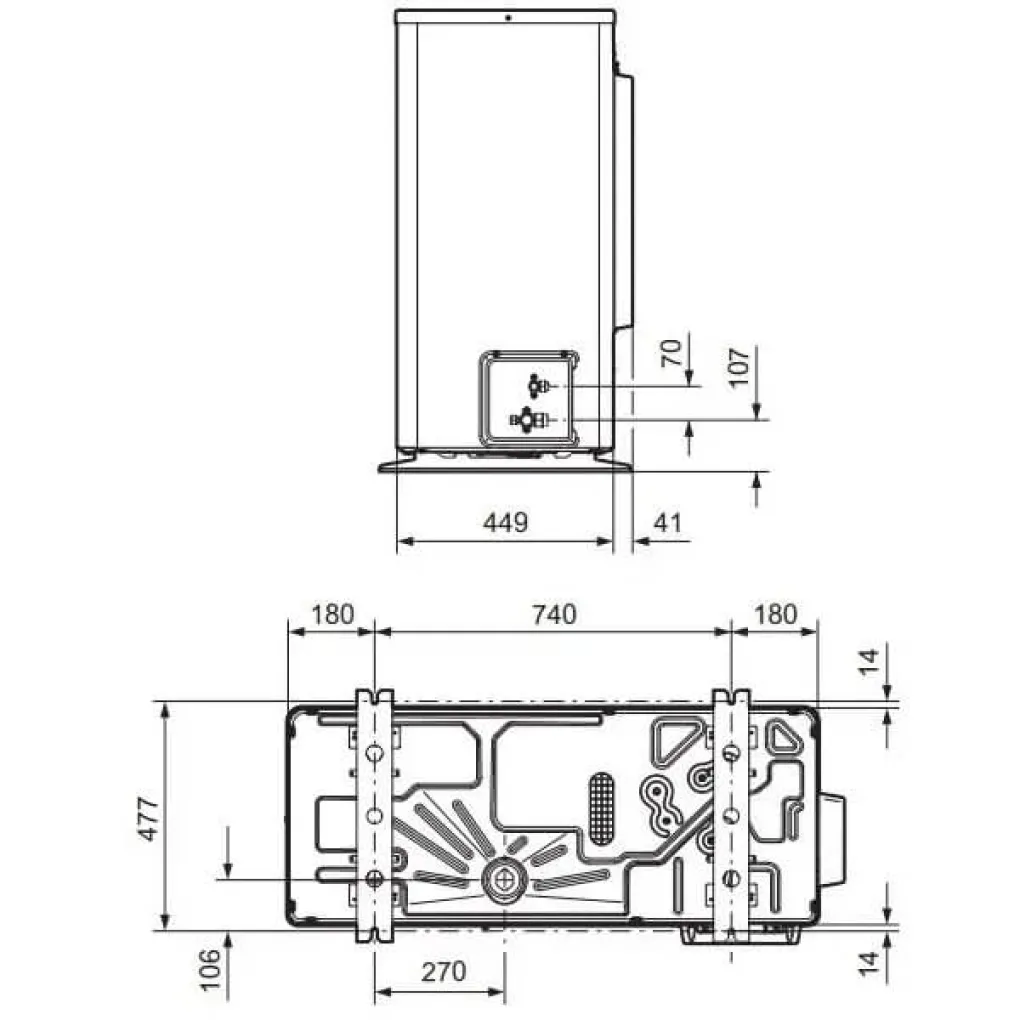 Наружный блок теплового насоса Vaillant aroTHERM split VWL 105/5 AS 400V (0010021635)- Фото 4